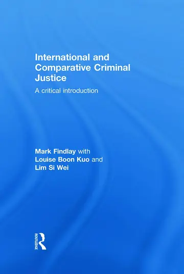 Cover of International and Comparative Criminal Justice
