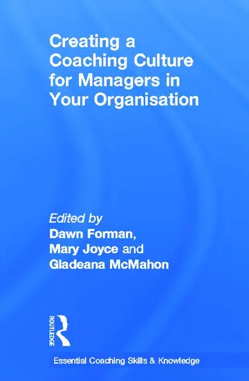 Cover of Creating a Coaching Culture for Managers in Your Organisation