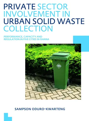Cover of Private Sector Involvement in Urban Solid Waste Collection