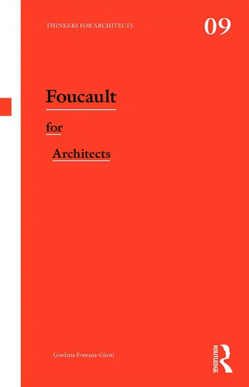 Cover of Foucault for Architects