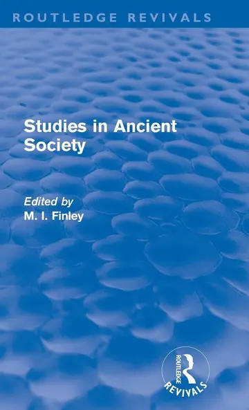 Cover of Studies in Ancient Society