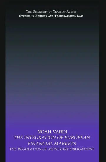 Cover of The Integration of European Financial Markets