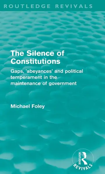 Cover of The Silence of Constitutions