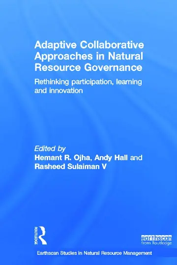 Cover of Adaptive Collaborative Approaches in Natural Resource Governance