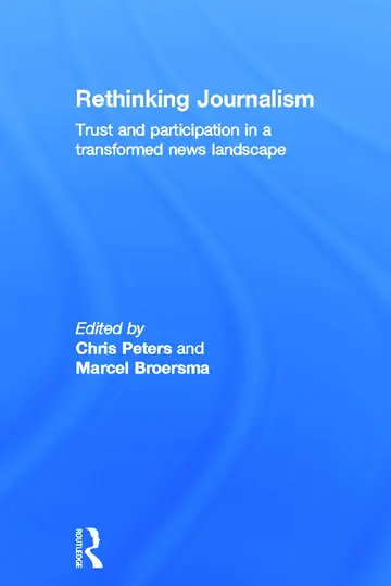 Cover of Rethinking Journalism