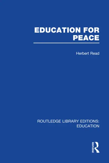 Cover of Education for Peace