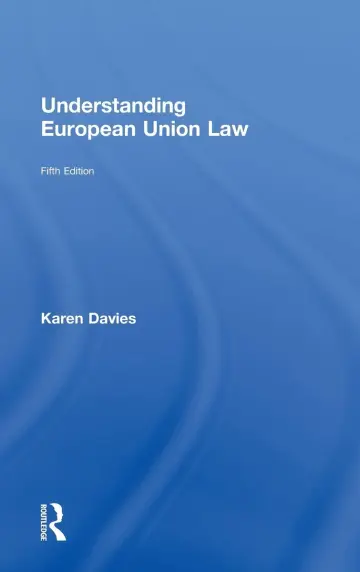Cover of Understanding European Union Law