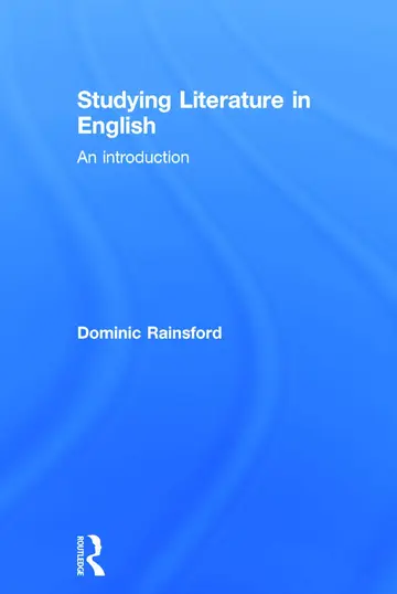 Cover of Studying Literature in English