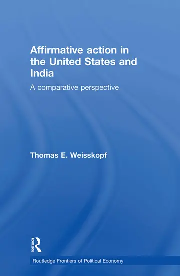 Cover of Affirmative Action in the United States and India a Comparative Perspective
