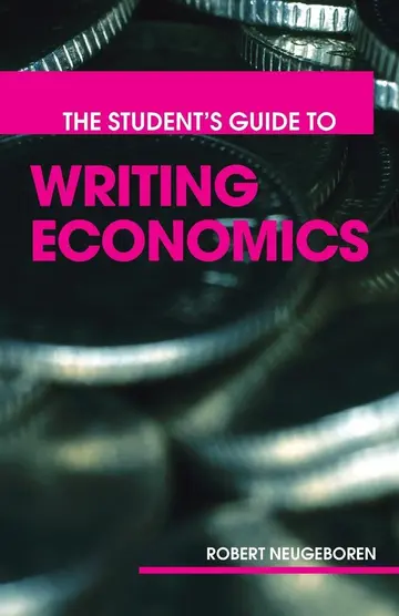 Cover of The Student's Guide to Writing Economics
