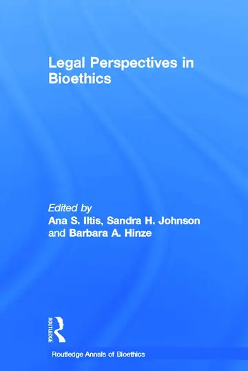 Cover of Legal Perspectives on Bioethics