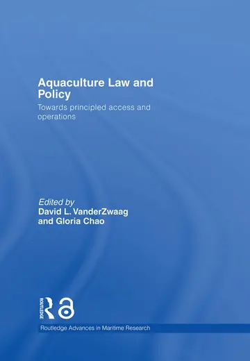Cover of Aquaculture Law and Policy