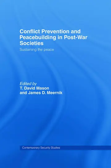 Cover of Conflict Prevention and Peacebuilding in Post-War Societies