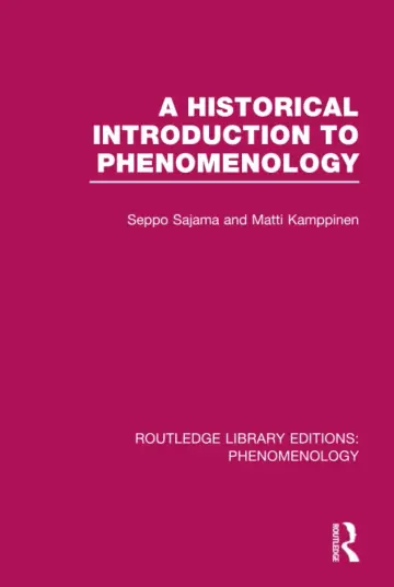Cover of A Historical Introduction to Phenomenology