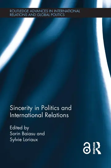 Cover of Sincerity in Politics and International Relations
