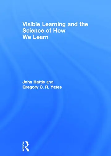 Cover of Visible Learning and the Science of How We Learn