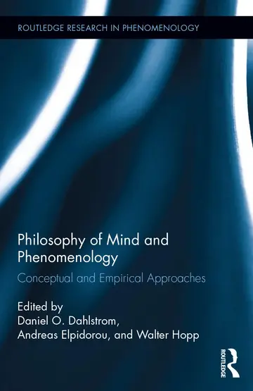 Cover of Philosophy of Mind and Phenomenology