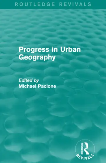 Cover of Progress in Urban Geography