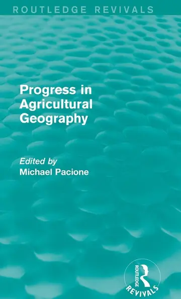 Cover of Progress in Agricultural Geography