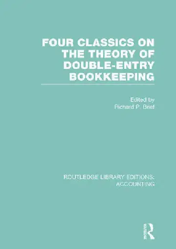 Cover of Four Classics on the Theory of Double-Entry Bookkeeping (Rle Accounting)