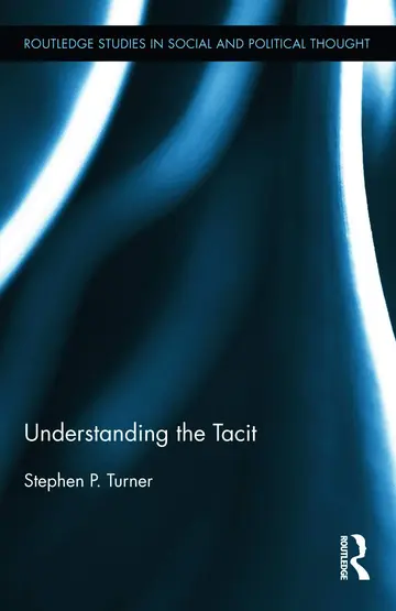 Cover of Understanding the Tacit