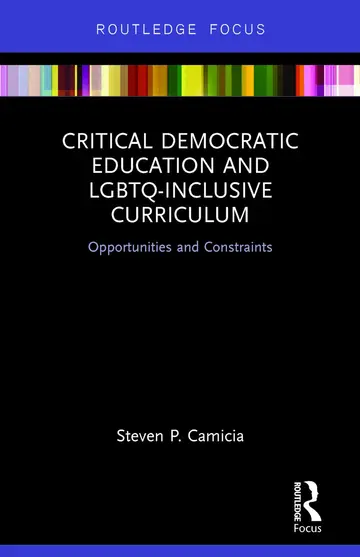 Cover of Critical Democratic Education and LGBTQ-Inclusive Curriculum
