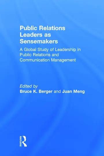 Cover of Public Relations Leaders as Sensemakers