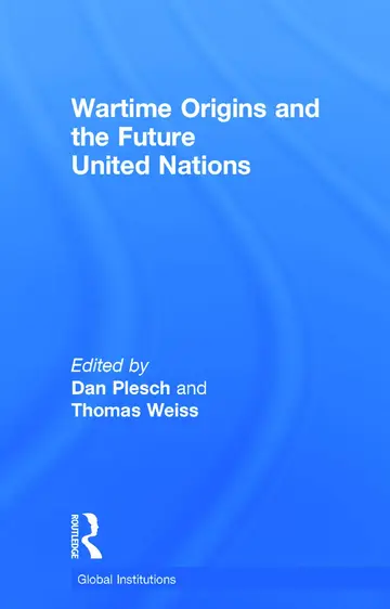 Cover of Wartime Origins and the Future United Nations
