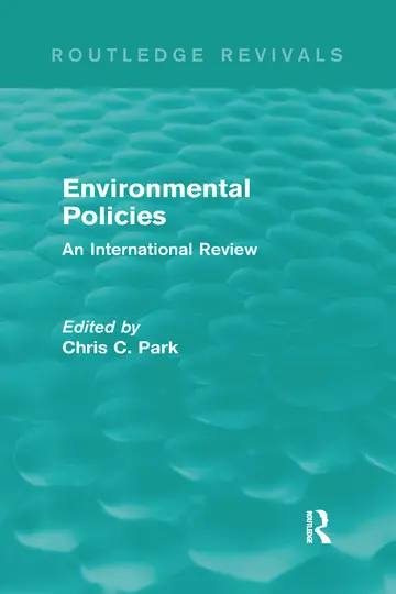 Cover of Environmental Policies