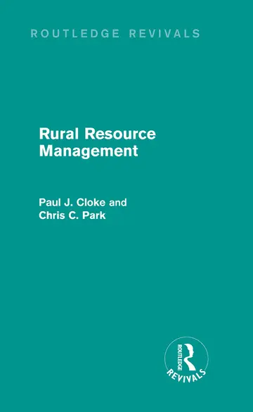 Cover of Rural Resource Management