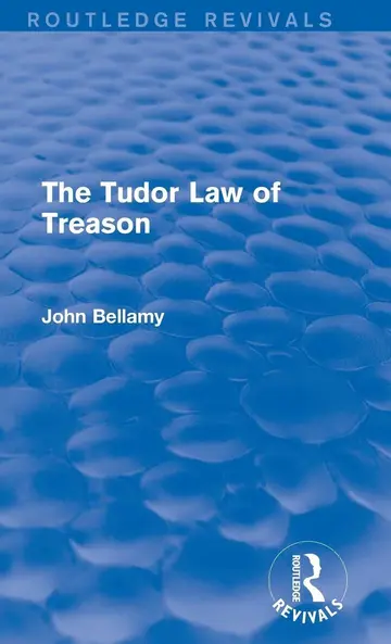 Cover of The Tudor Law of Treason
