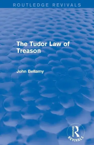 Cover of The Tudor Law of Treason
