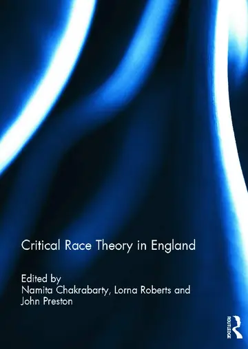 Cover of Critical Race Theory in England