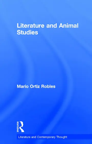 Cover of Literature and Animal Studies