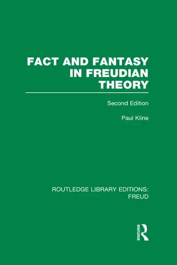 Cover of Fact and Fantasy in Freudian Theory