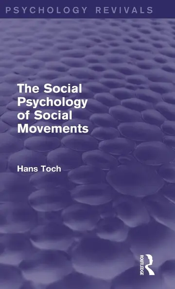 Cover of The Social Psychology of Social Movements