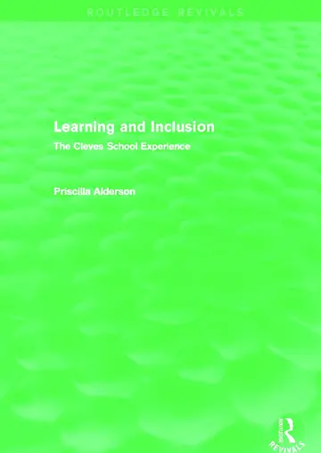 Cover of Learning and Inclusion