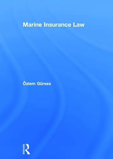 Cover of Marine Insurance Law
