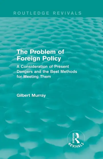 Cover of The Problem of Foreign Policy
