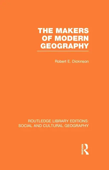 Cover of The Makers of Modern Geography