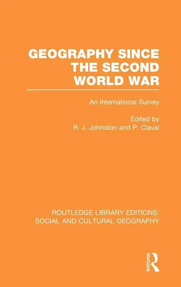 Cover of Geography Since the Second World War