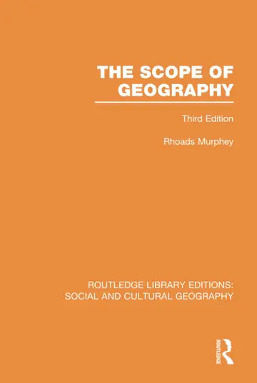 Cover of The Scope of Geography