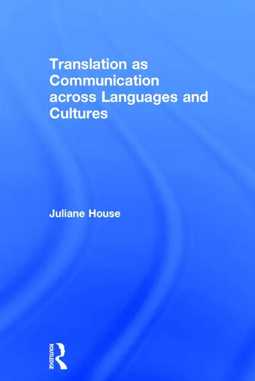 Cover of Translation as Communication Across Languages and Cultures