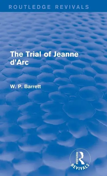 Cover of The Trial of Jeanne D'arc
