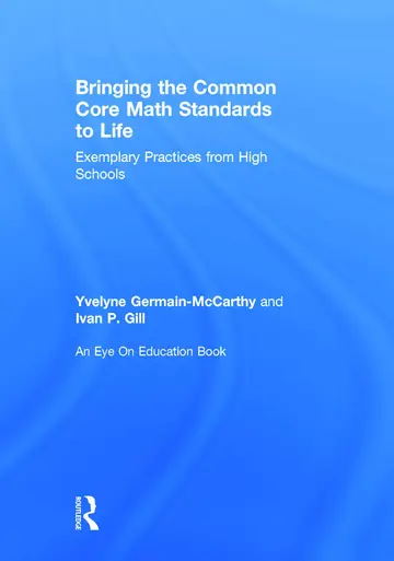 Cover of Bringing the Common Core Math Standards to Life