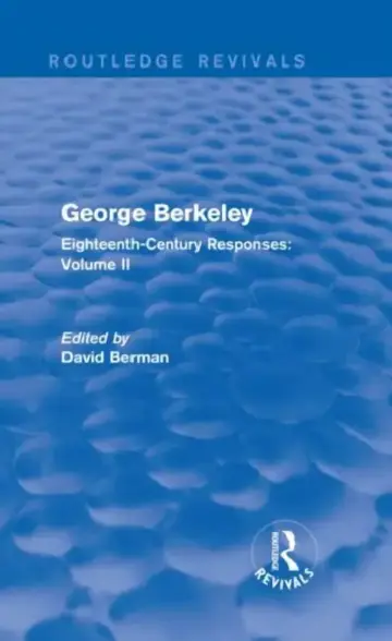Cover of George Berkeley (Routledge Revivals)