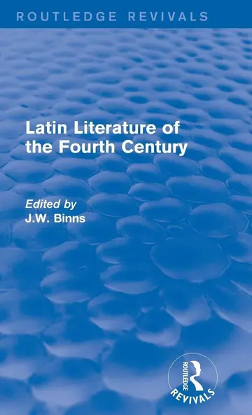Cover of Latin Literature of the Fourth Century