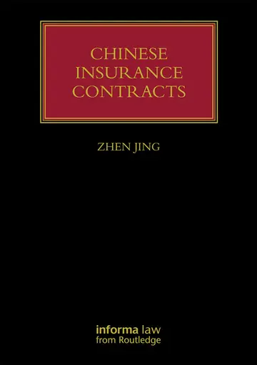 Cover of Chinese Insurance Contracts