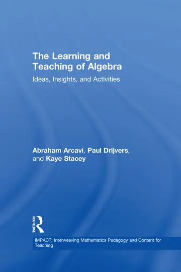 Cover of The Learning and Teaching of Algebra