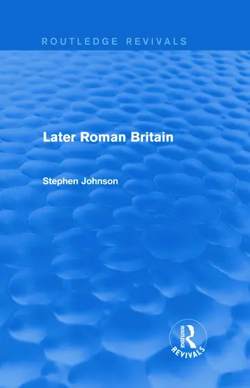 Cover of Later Roman Britain